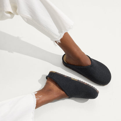 Rothy's The Casual Clog in Soft Black for Women