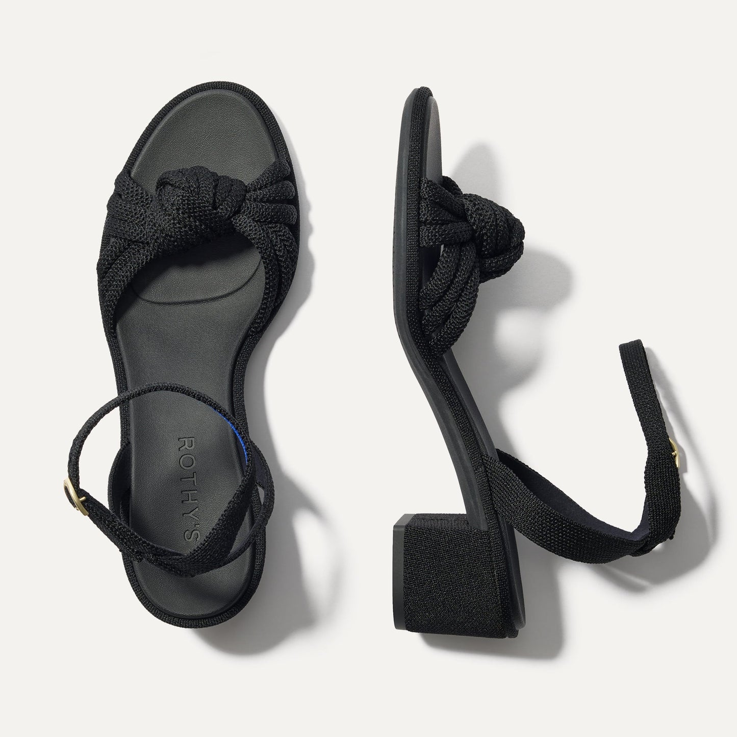 Rothy's The Knot Sandal in Black