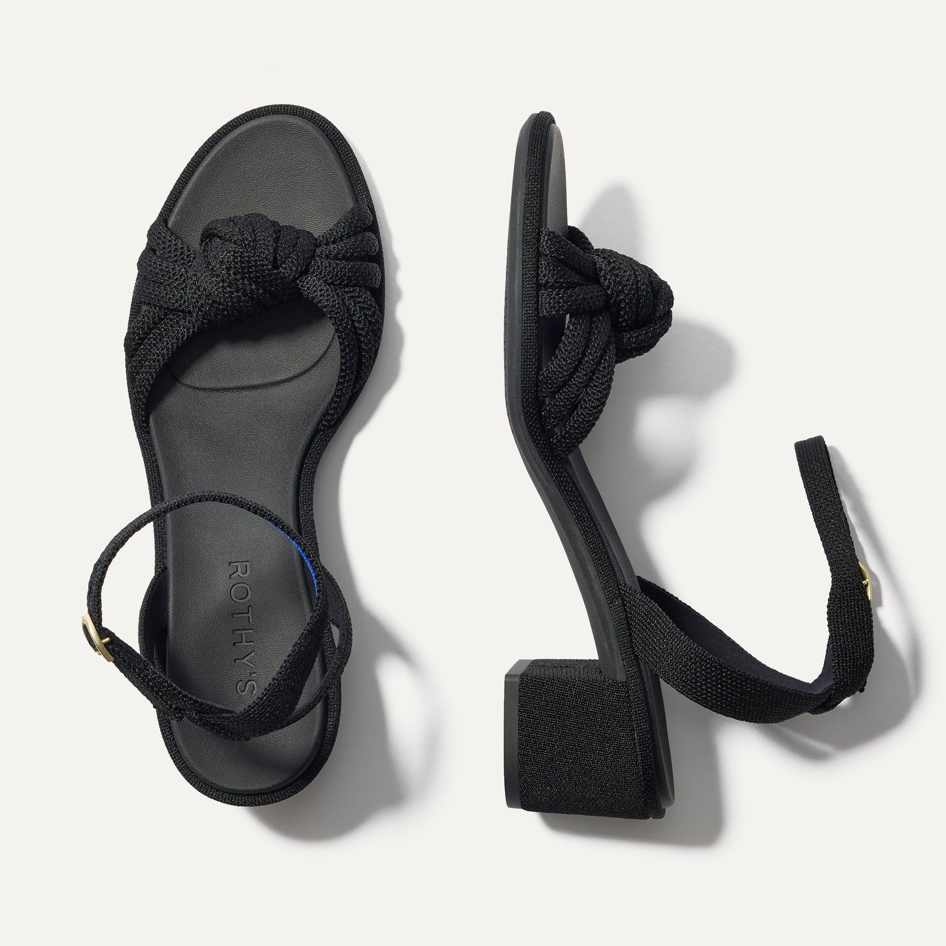 Rothy's The Knot Sandal in Black