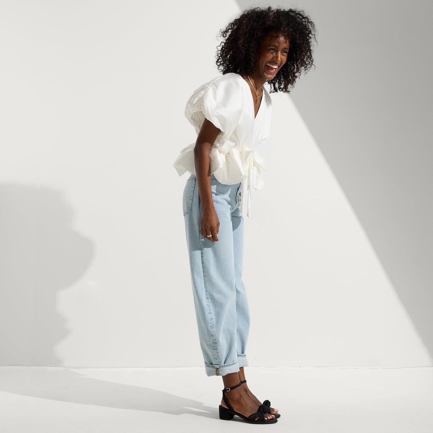 Rothy's The Knot Sandal in Black