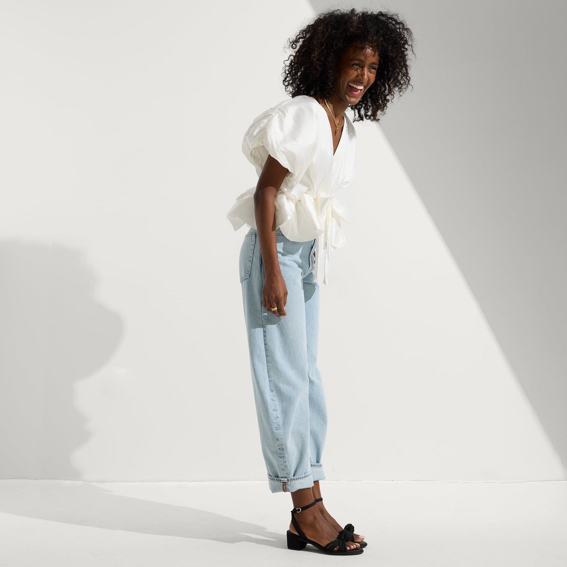 Rothy's The Knot Sandal in Black