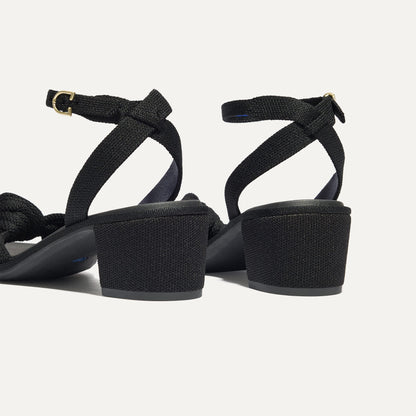 Rothy's The Knot Sandal in Black