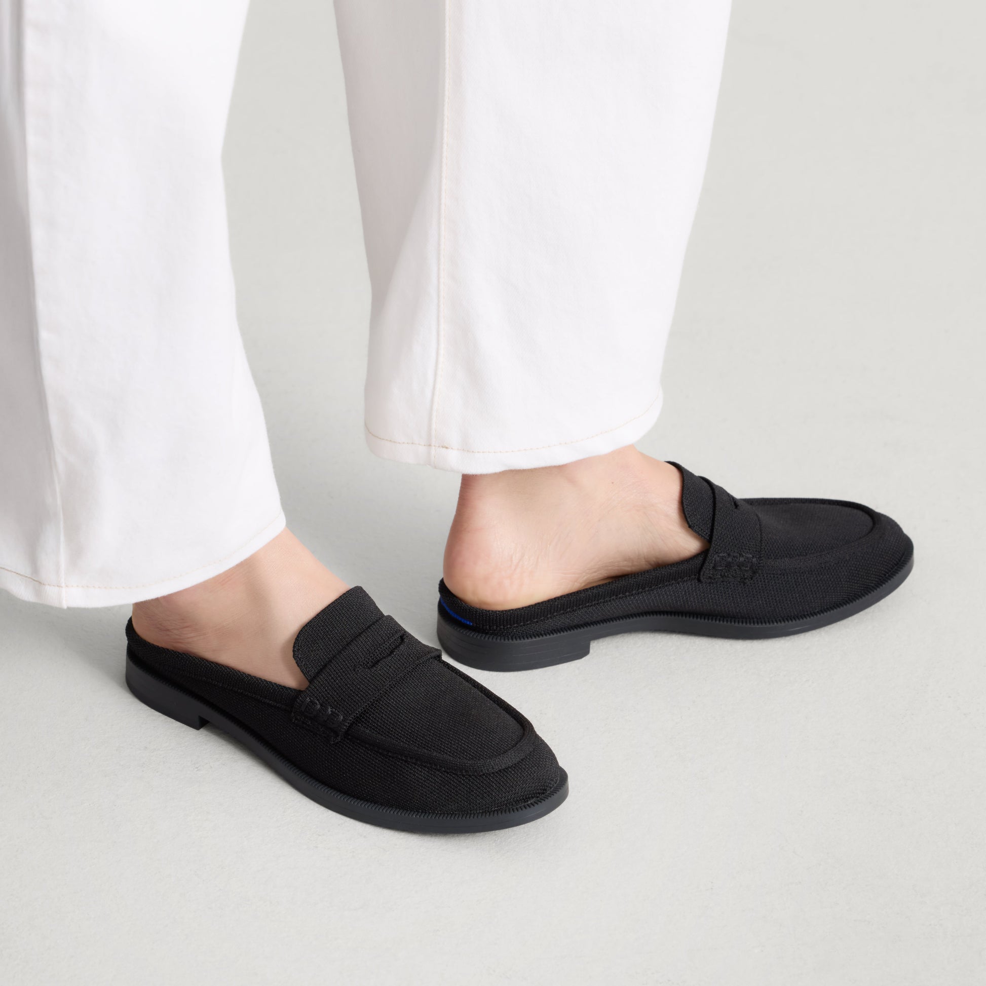 Rothy's Women's Penny Loafer Mule in Black
