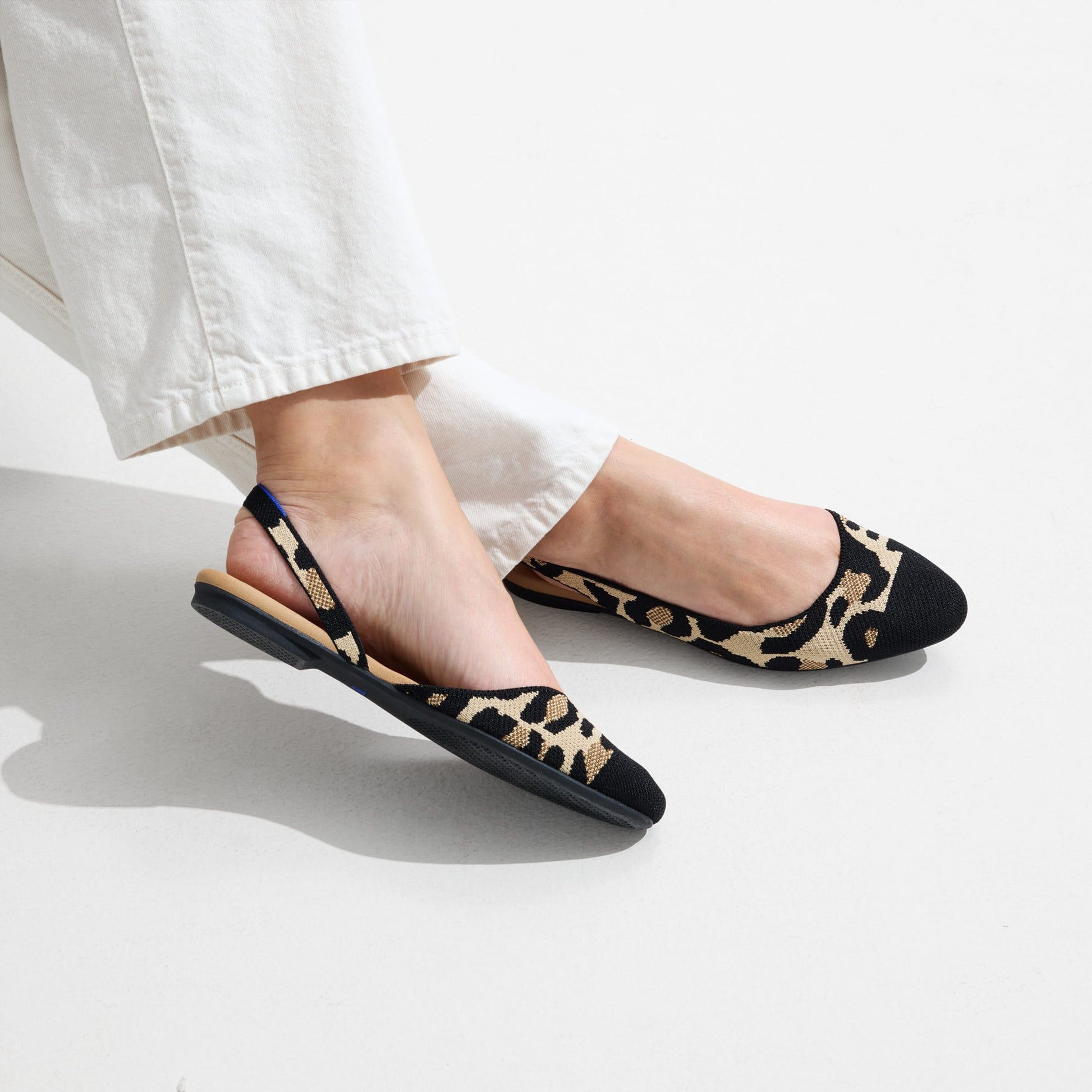 Rothy's The Almond Slingback in Desert Cat