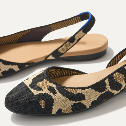 Rothy's The Almond Slingback in Desert Cat
