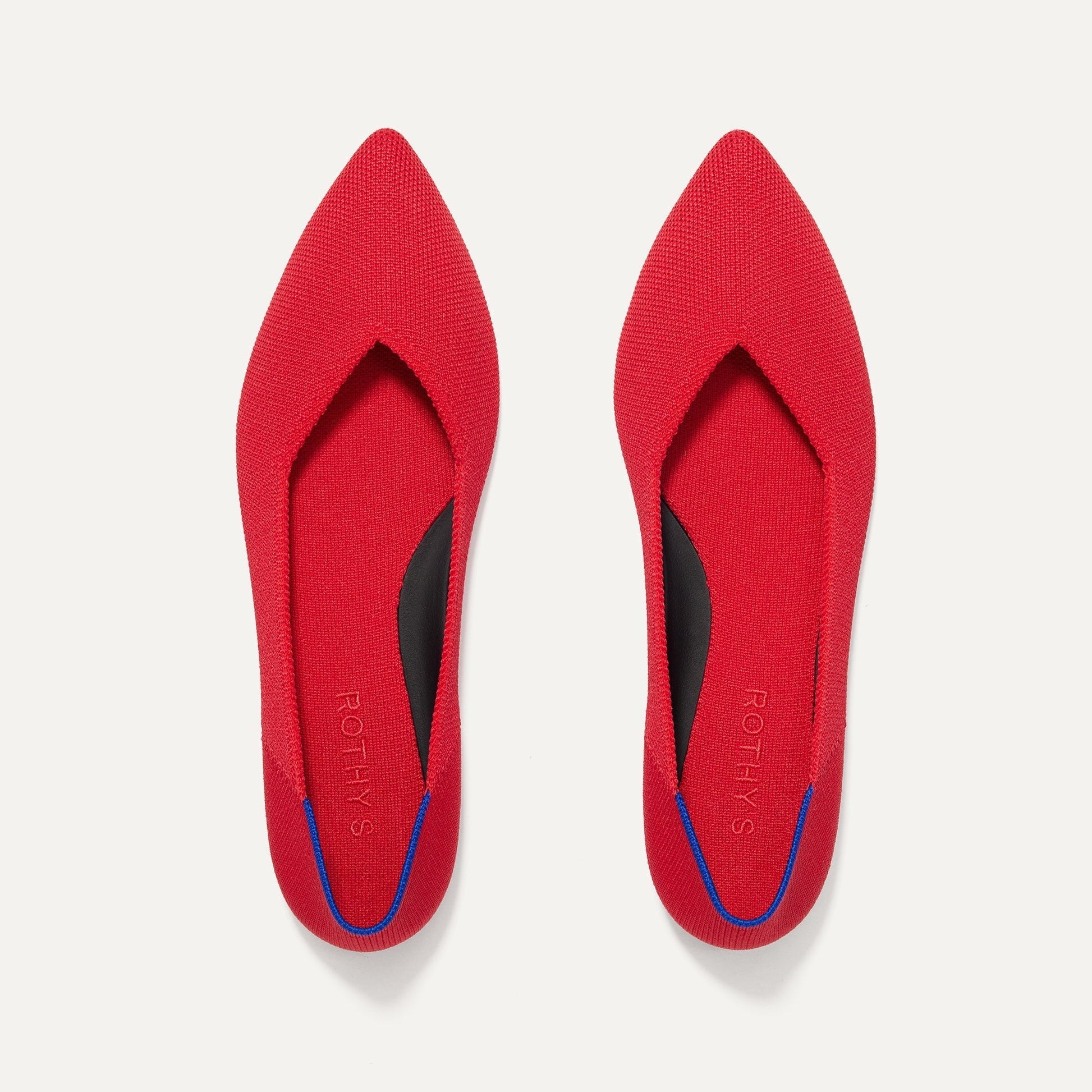 Rothy's The Point II in Lollipop Red