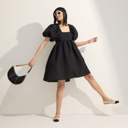 Rothy's The Square Mary Jane in Cream Captoe