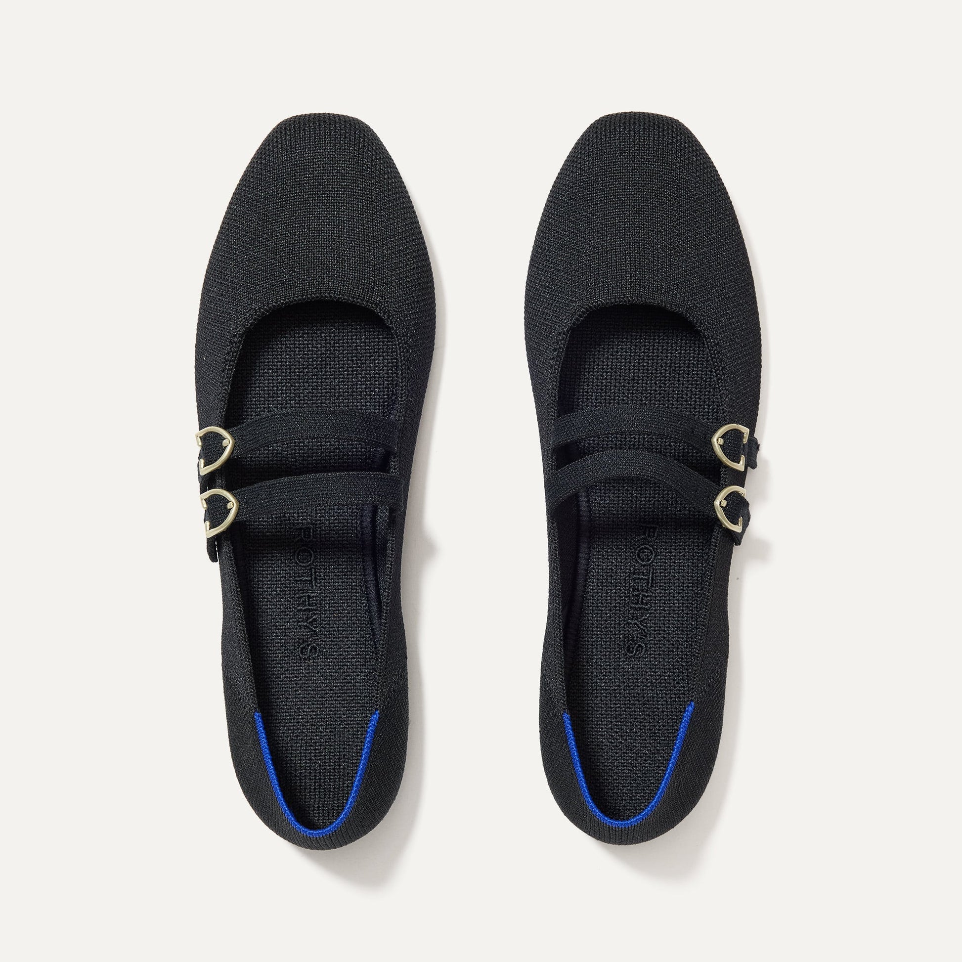 Rothy's The Double Buckle Mary Jane in Black