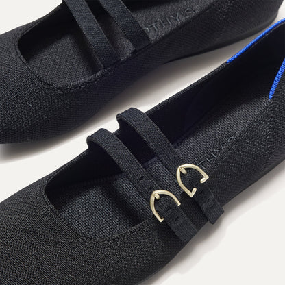 Rothy's The Double Buckle Mary Jane in Black