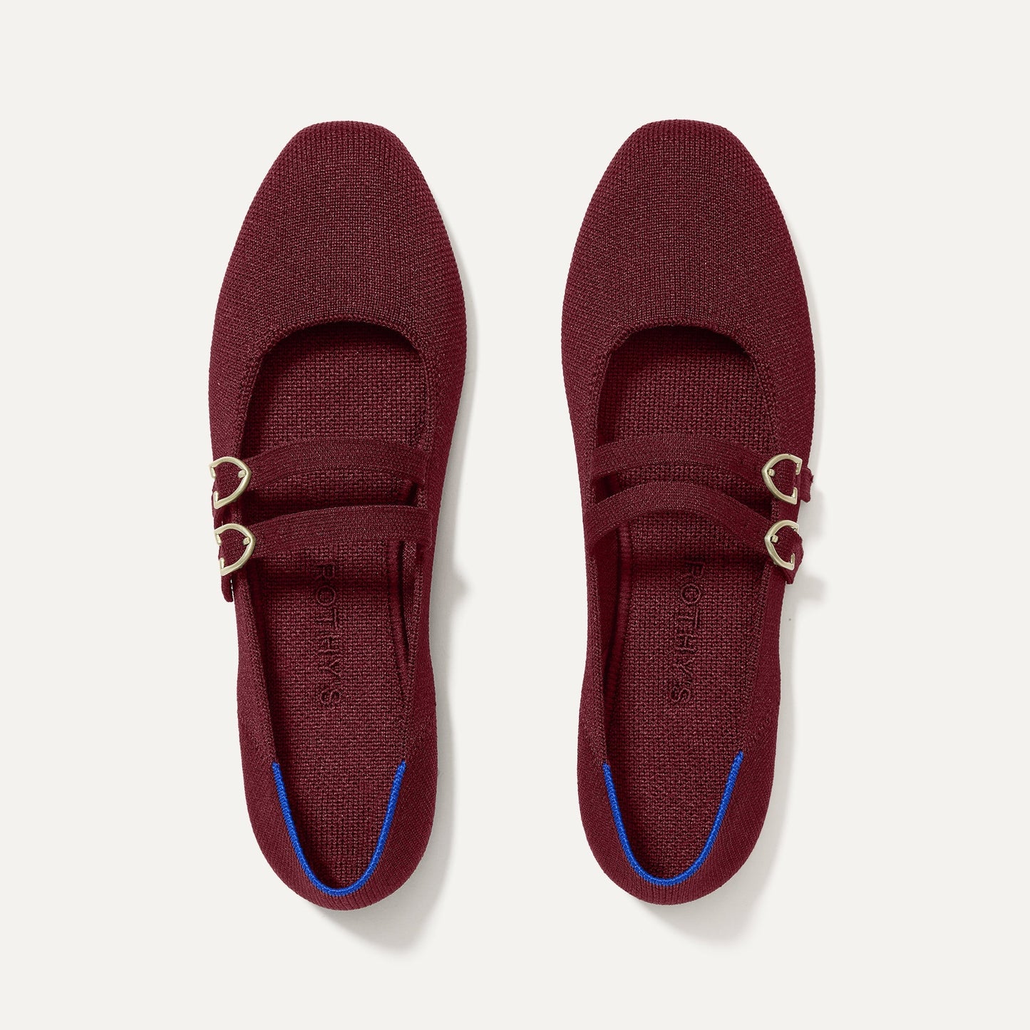 Rothy's The Double Buckle Mary Jane in Cabernet