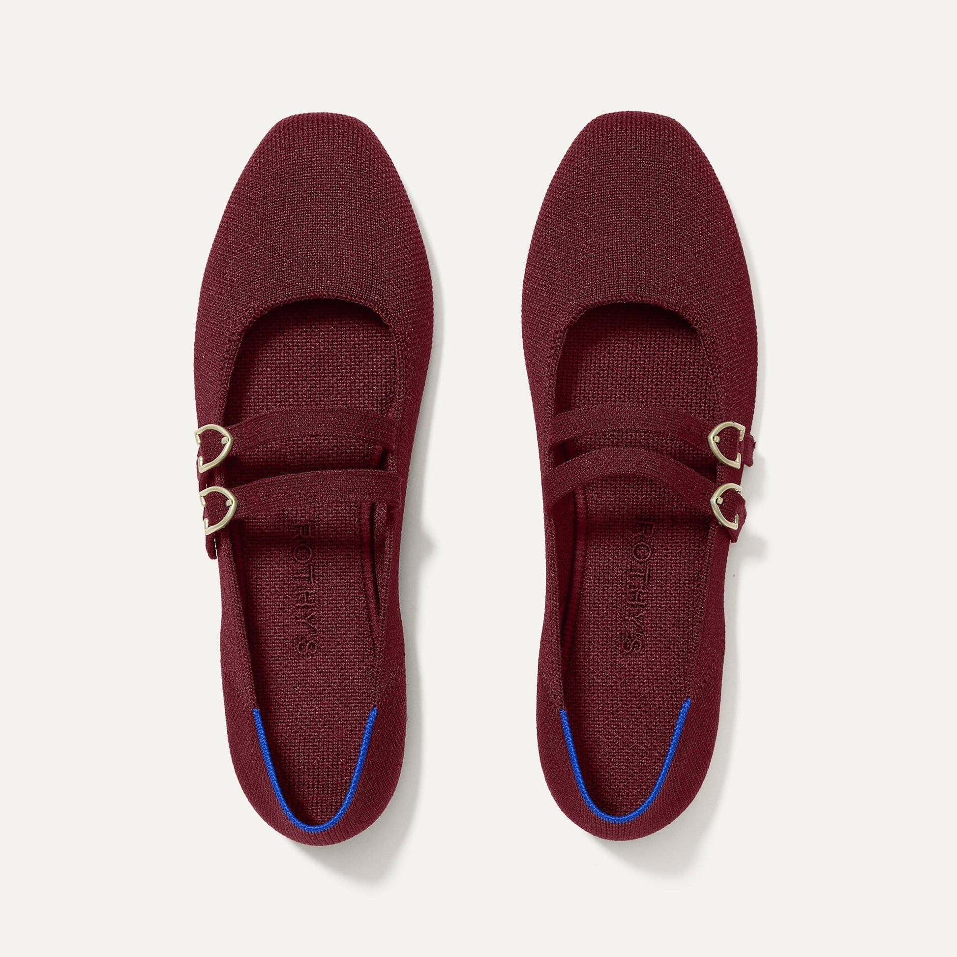 Rothy's The Double Buckle Mary Jane in Cabernet