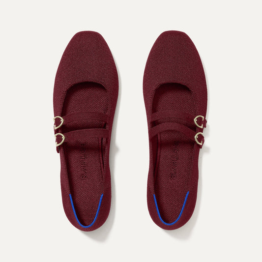 Rothy's The Double Buckle Mary Jane in Cabernet