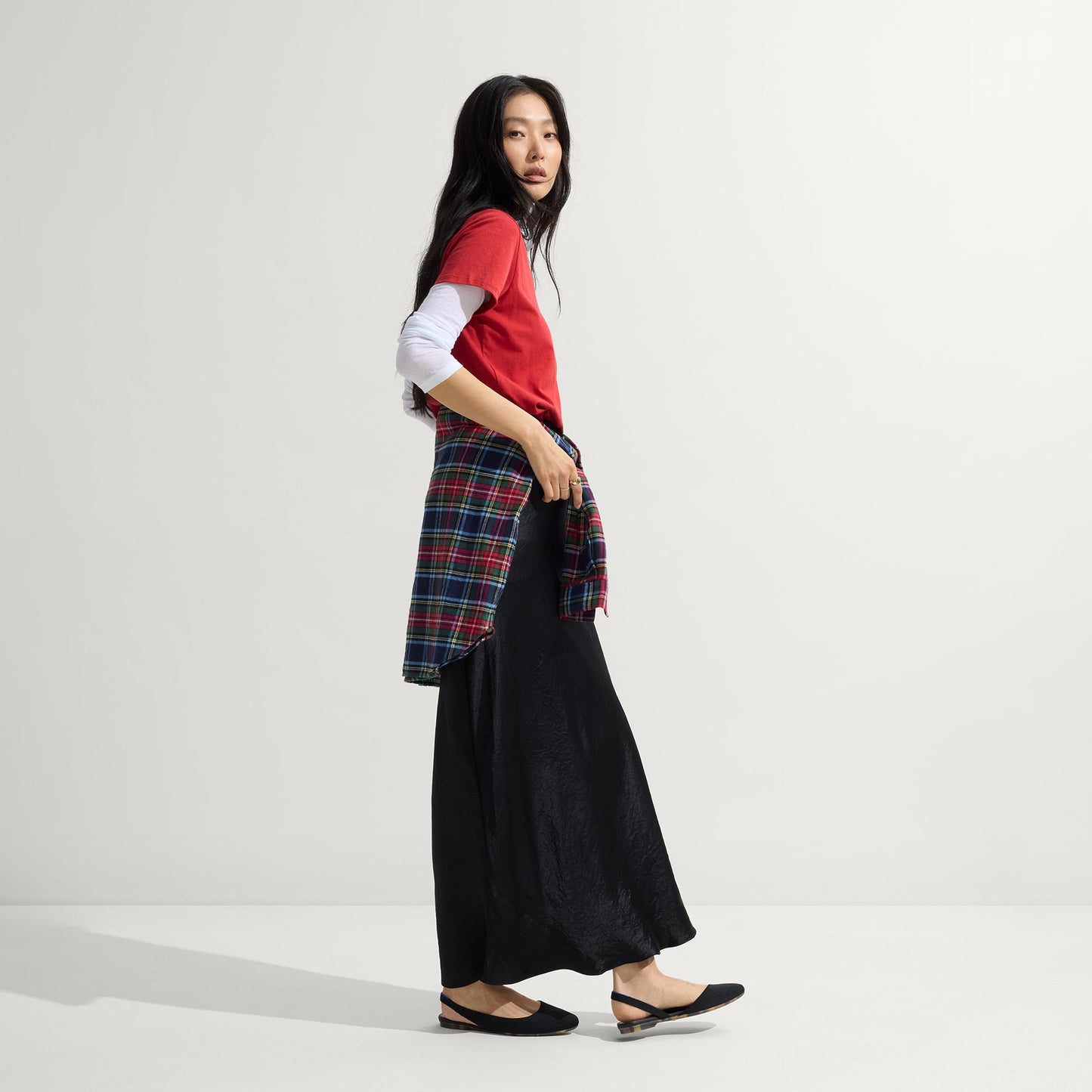 Rothy's The Almond Slingback in Black