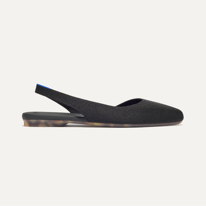 Rothy's The Almond Slingback in Black