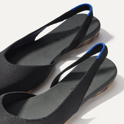 Rothy's The Almond Slingback in Black