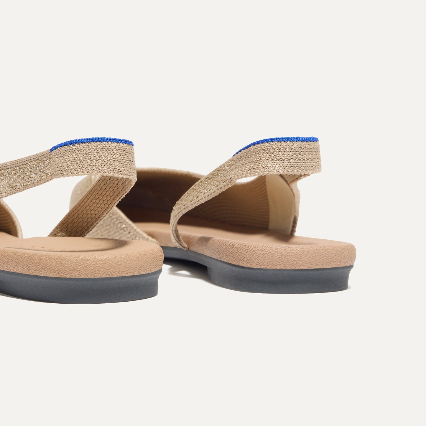 Rothy's The Almond Slingback in Metallic Prosecco