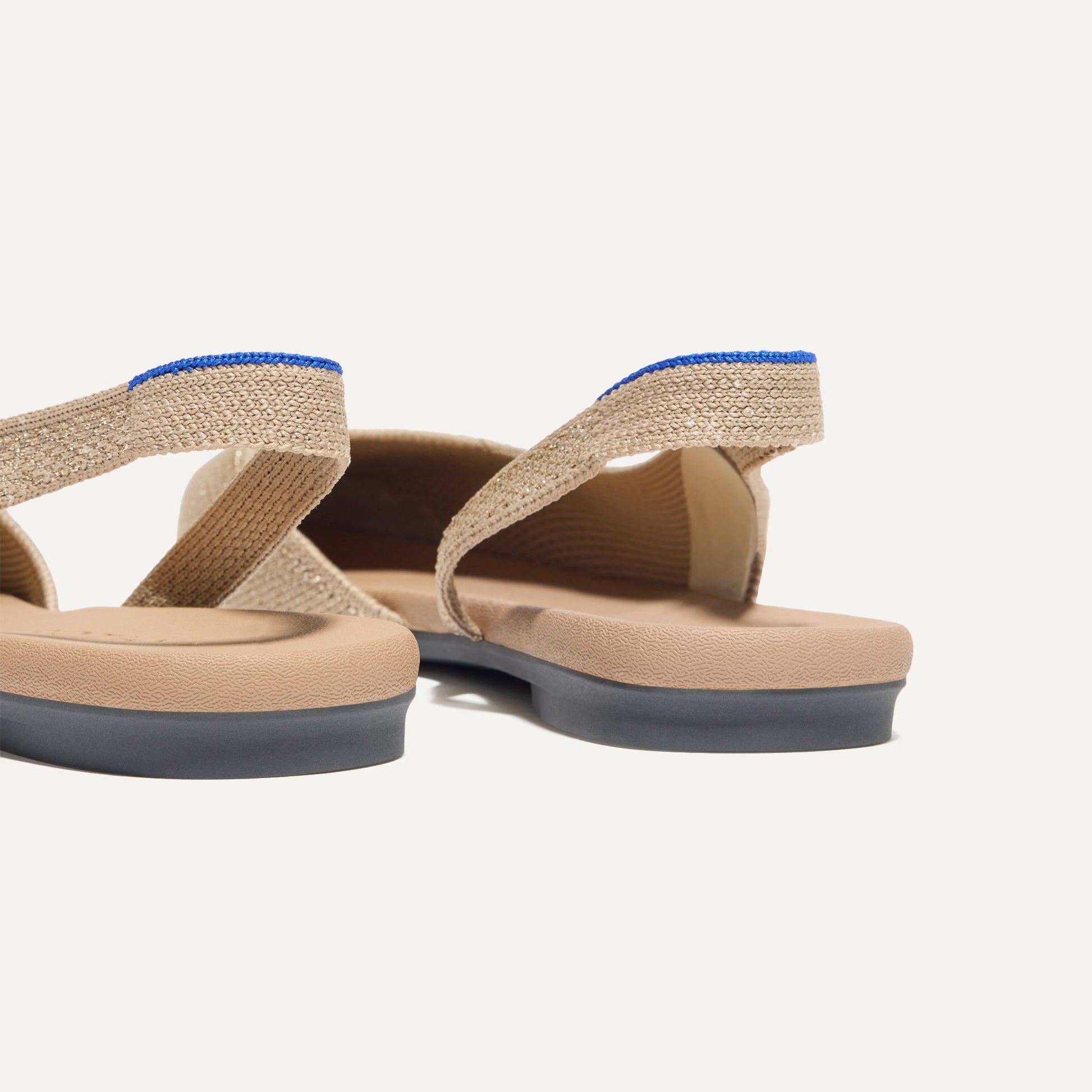 Rothy's The Almond Slingback in Metallic Prosecco