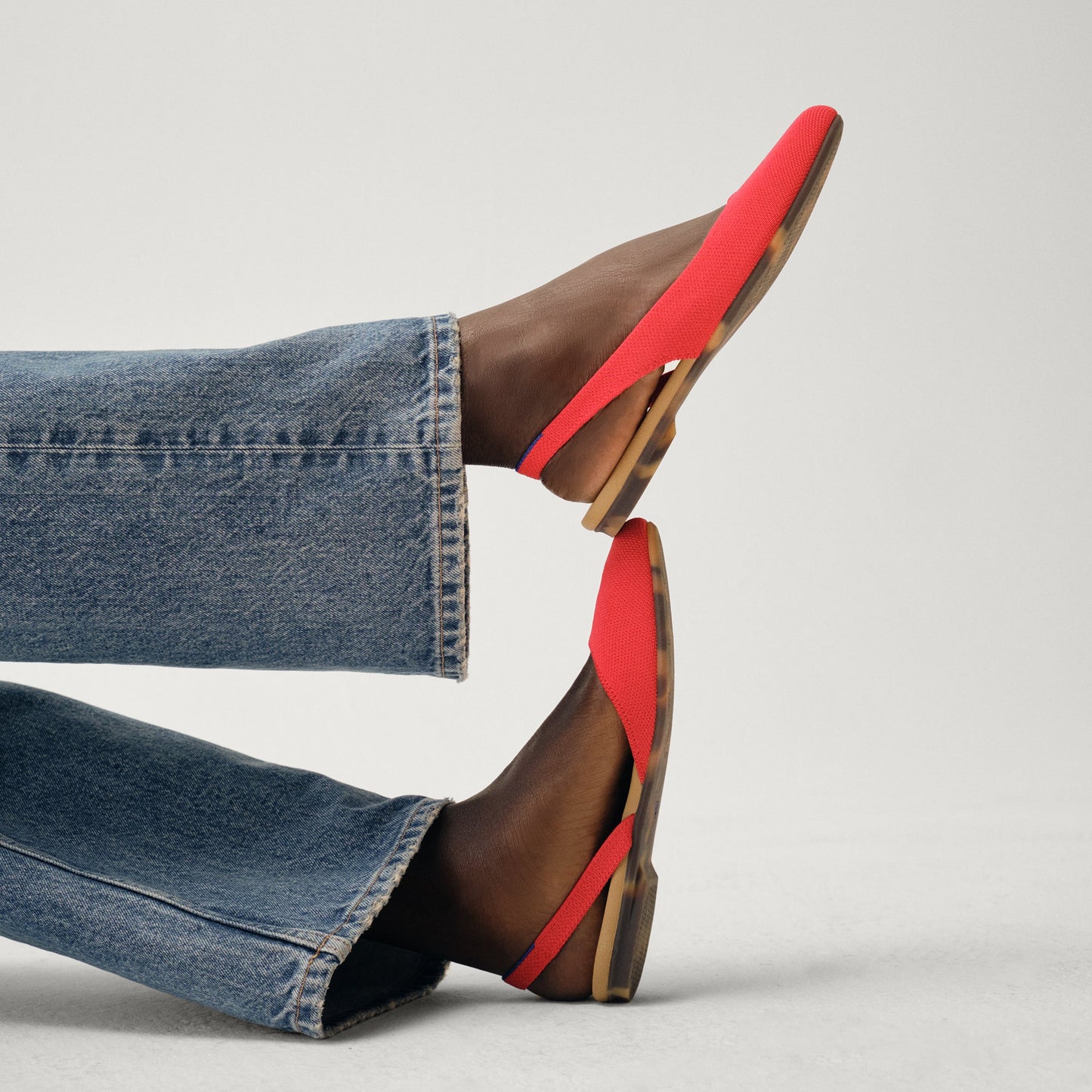 Rothy's The Almond Slingback in Lollipop Red