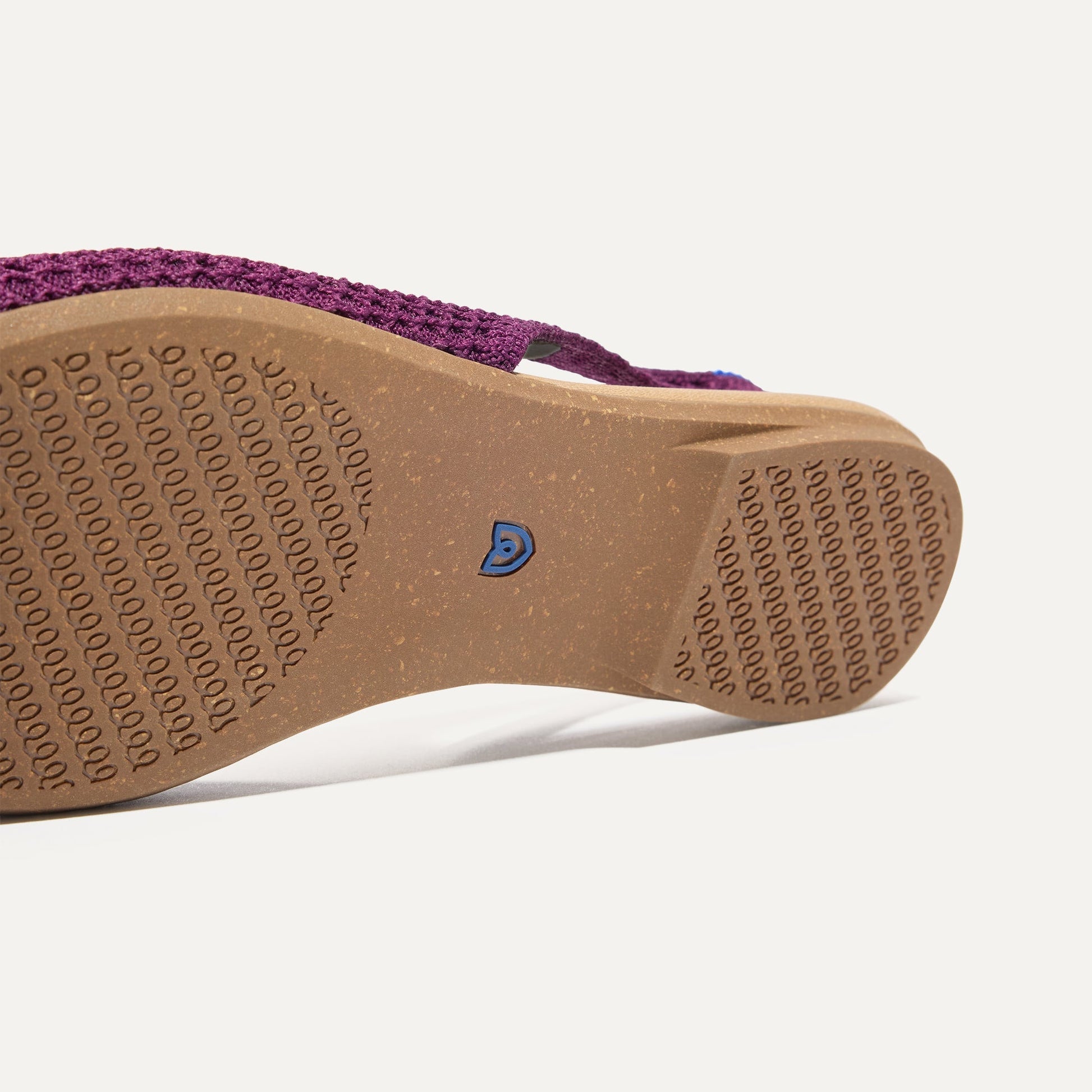 Rothy's The Almond Slingback in Plum Mesh