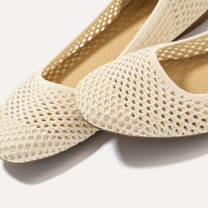 Rothy's The Max Square in Off White Mesh