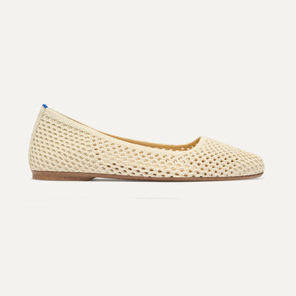 Rothy's The Max Square in Off White Mesh