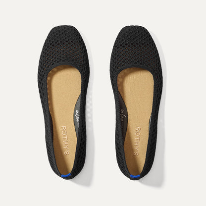 Rothy's The Max Square in Black Mesh