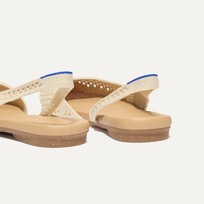 Rothy's The Almond Slingback in Off White Mesh