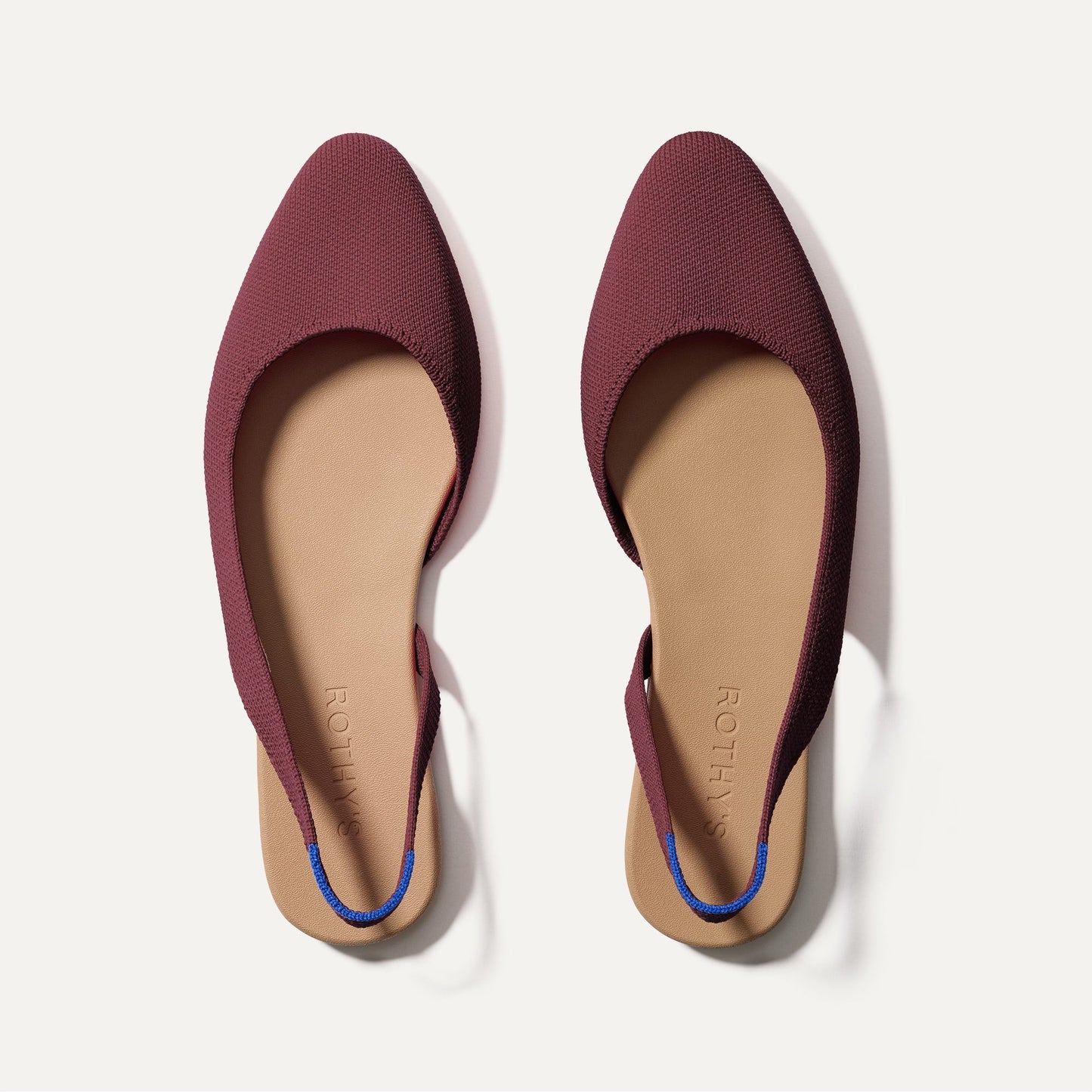 Rothy's The Almond Slingback in Syrah