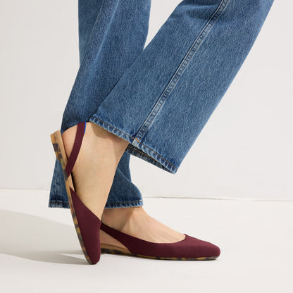 Rothy's The Almond Slingback in Syrah