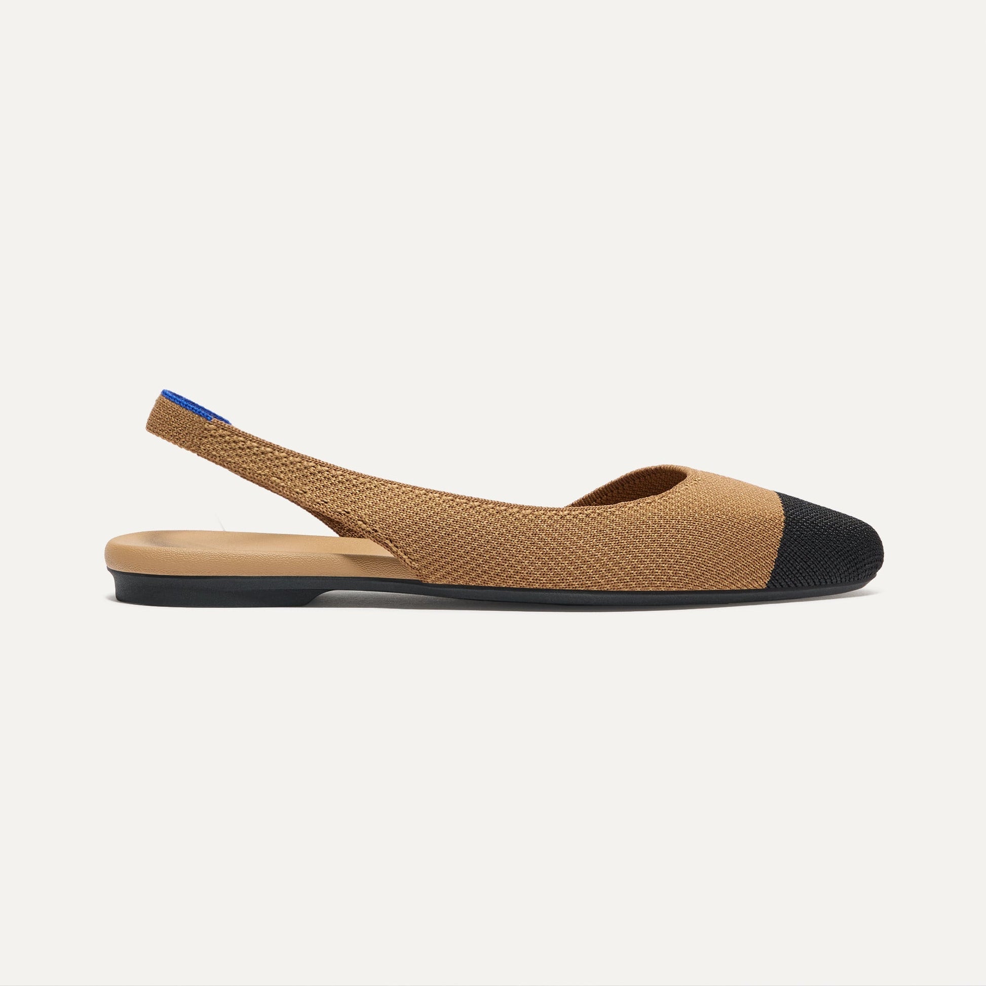 Rothy's The Almond Slingback in Tawny Captoe
