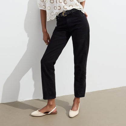 Rothy's The Almond Slingback in Eyelet Ivory