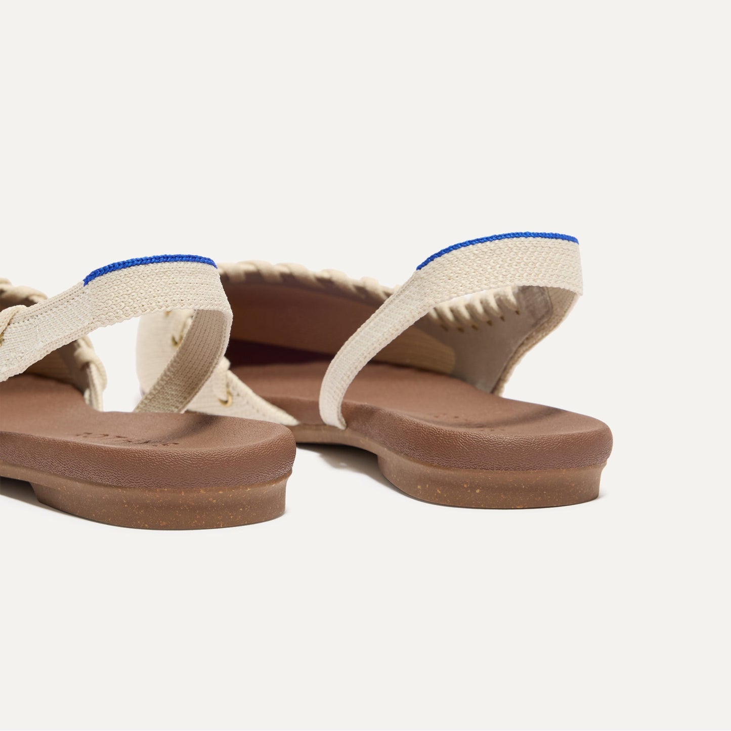 Rothy's The Almond Slingback in Eyelet Ivory