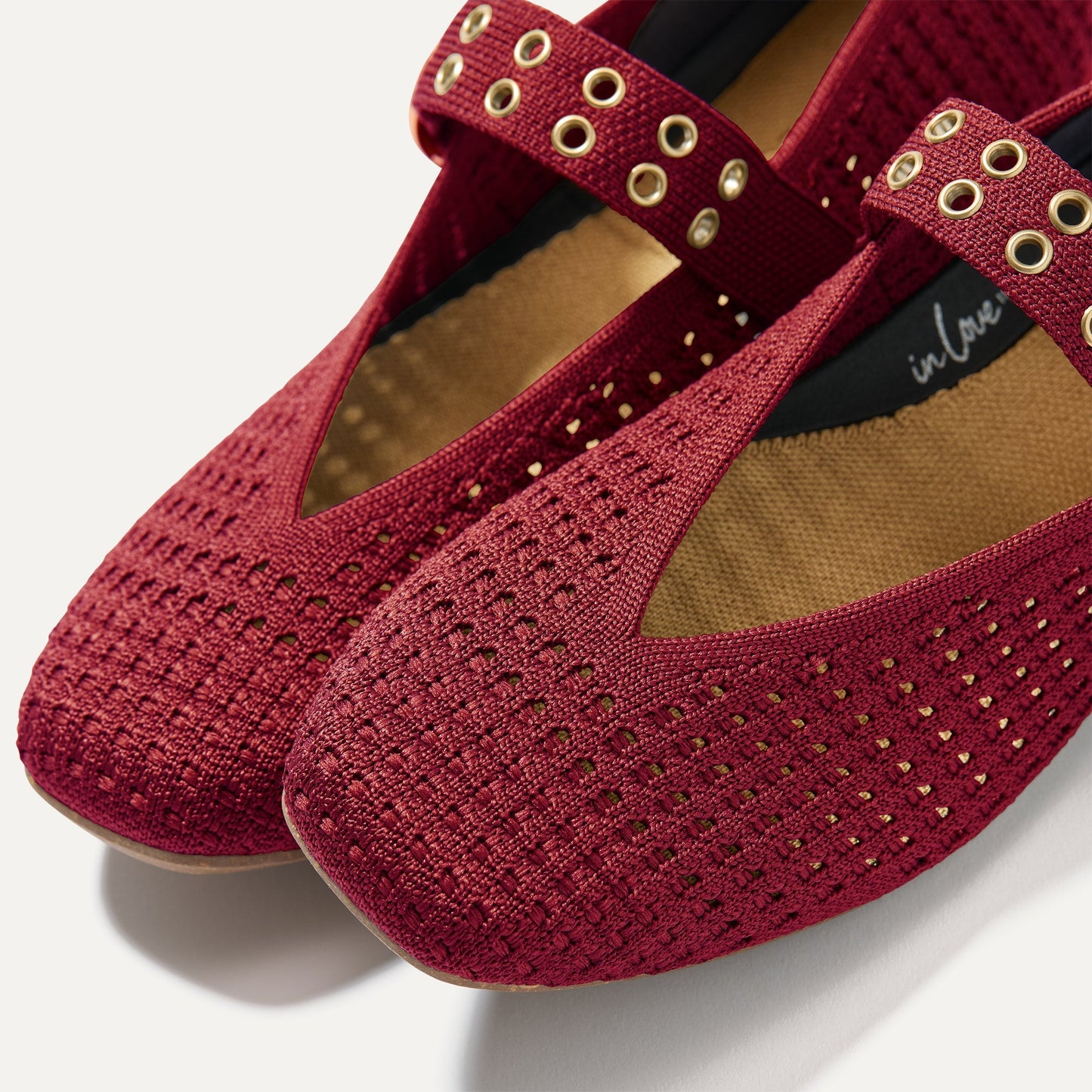 Rothy's The Max Buckle Mary Jane in Ruby Mesh