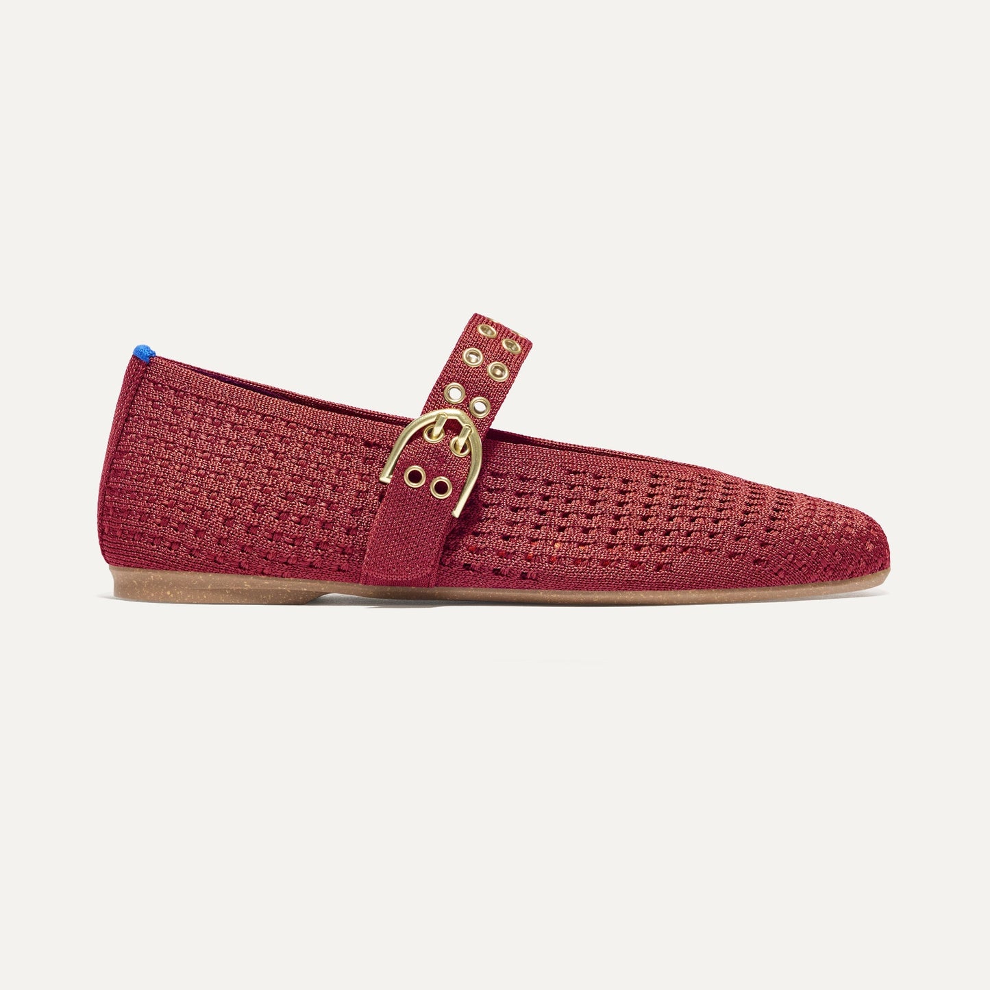 Rothy's The Max Buckle Mary Jane in Ruby Mesh