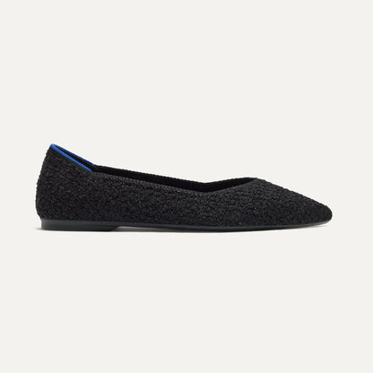 Rothy's The Point II in Black Bouclé
