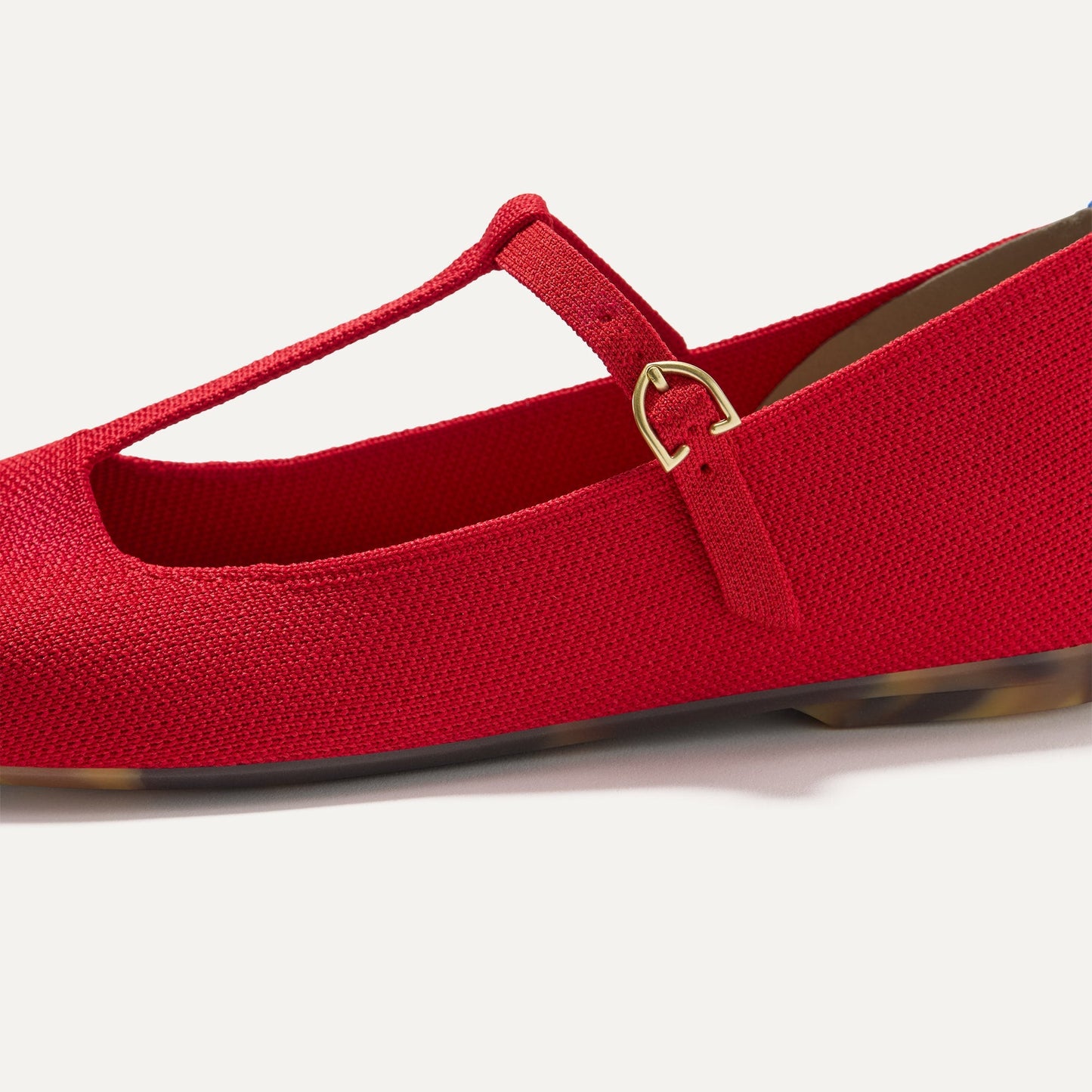 Rothy's The T–Strap Mary Jane in Red Crisp