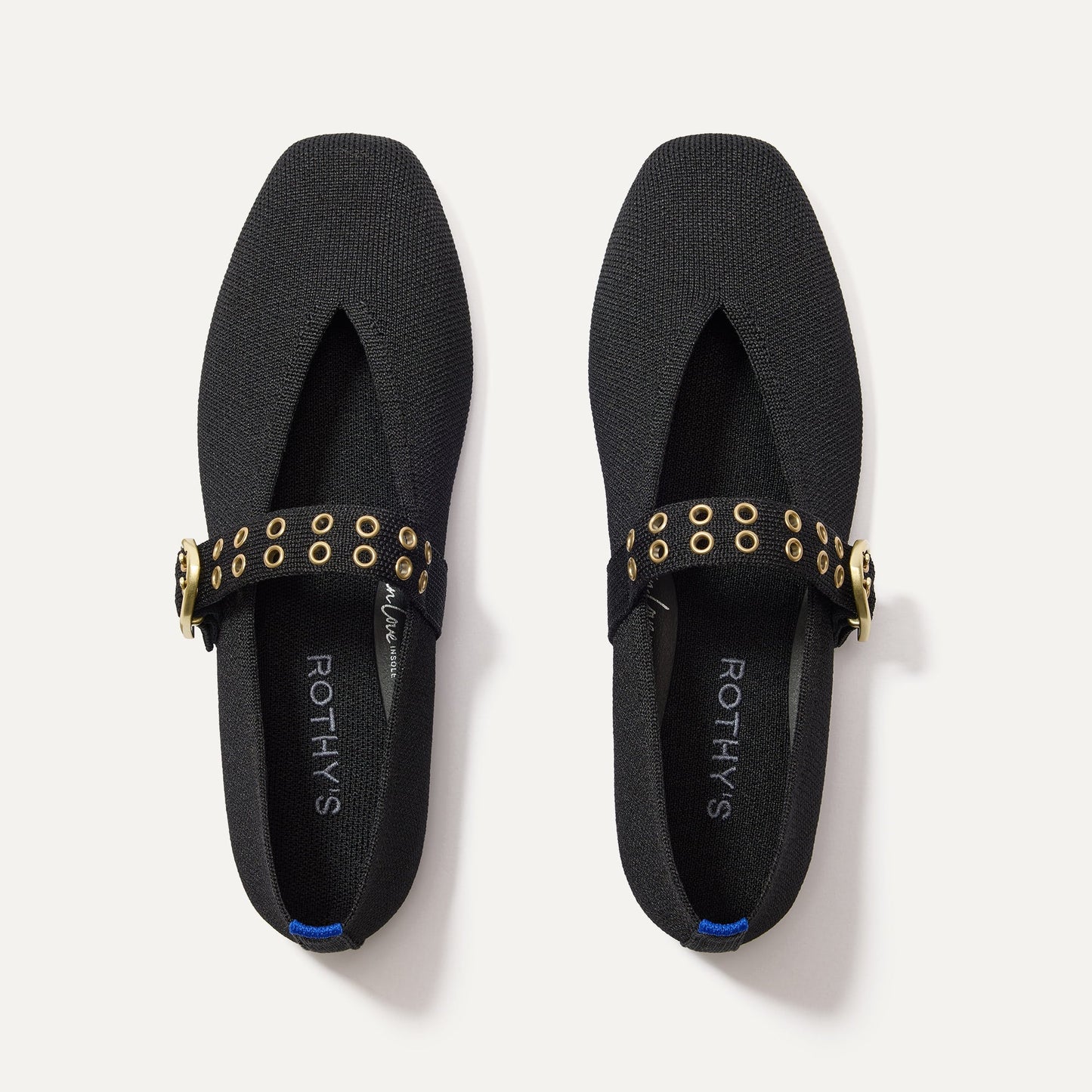 Rothy's The Max Buckle Mary Jane in Black