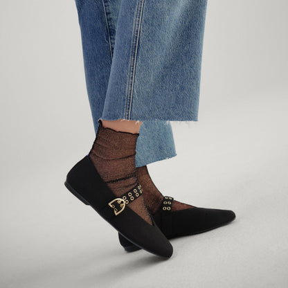 Rothy's The Max Buckle Mary Jane in Black