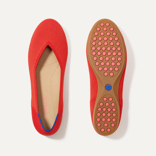 Rothy's The Daily Flat in Showstopper Red