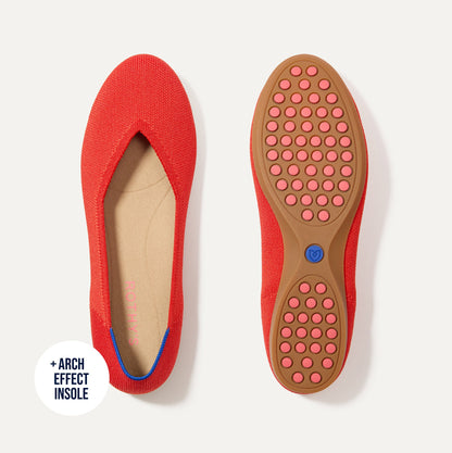 Rothy's The Daily Flat in Showstopper Red