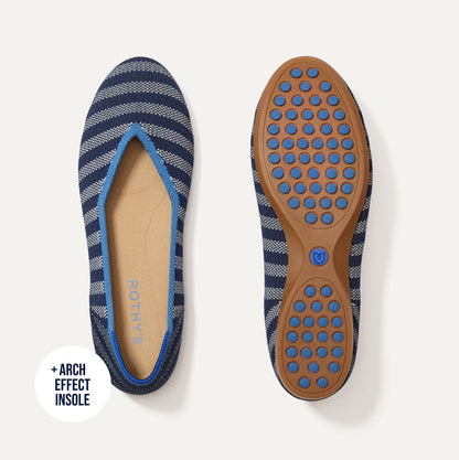 Rothy's The Daily Flat in Harbor Cabana Stripe