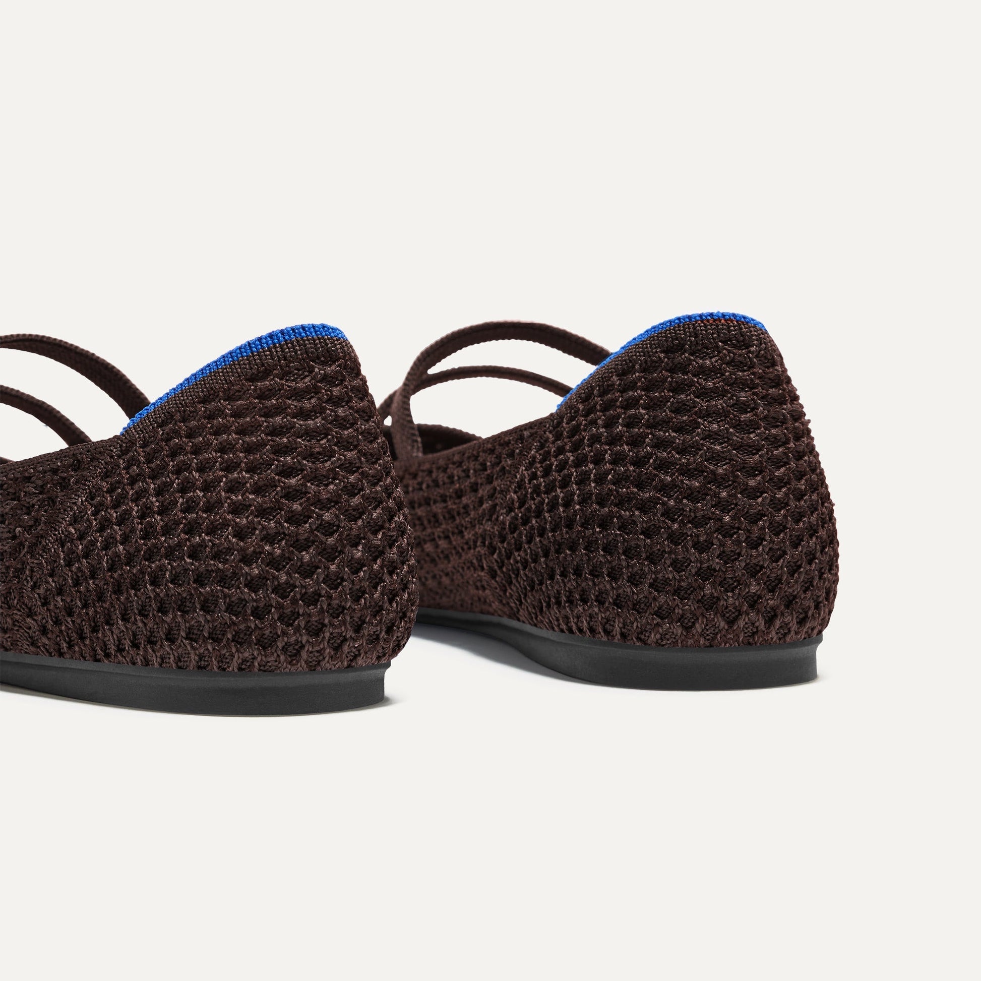 Rothy's The Double Buckle Mary Jane in Chocolate Mesh