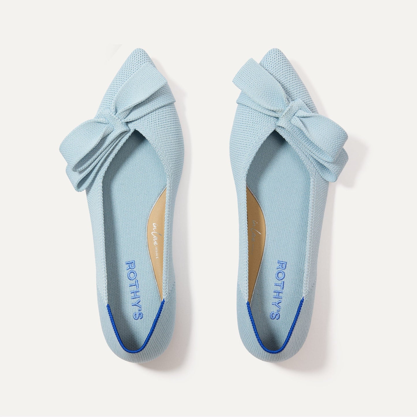 Rothy's The Bow Point II in Powder Blue