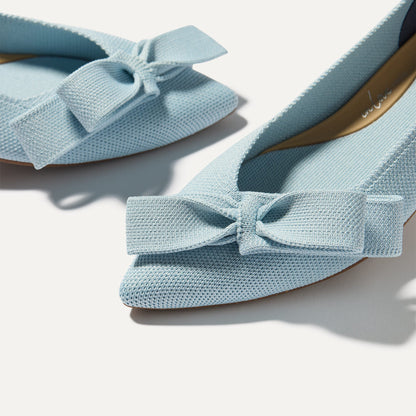 Rothy's The Bow Point II in Powder Blue