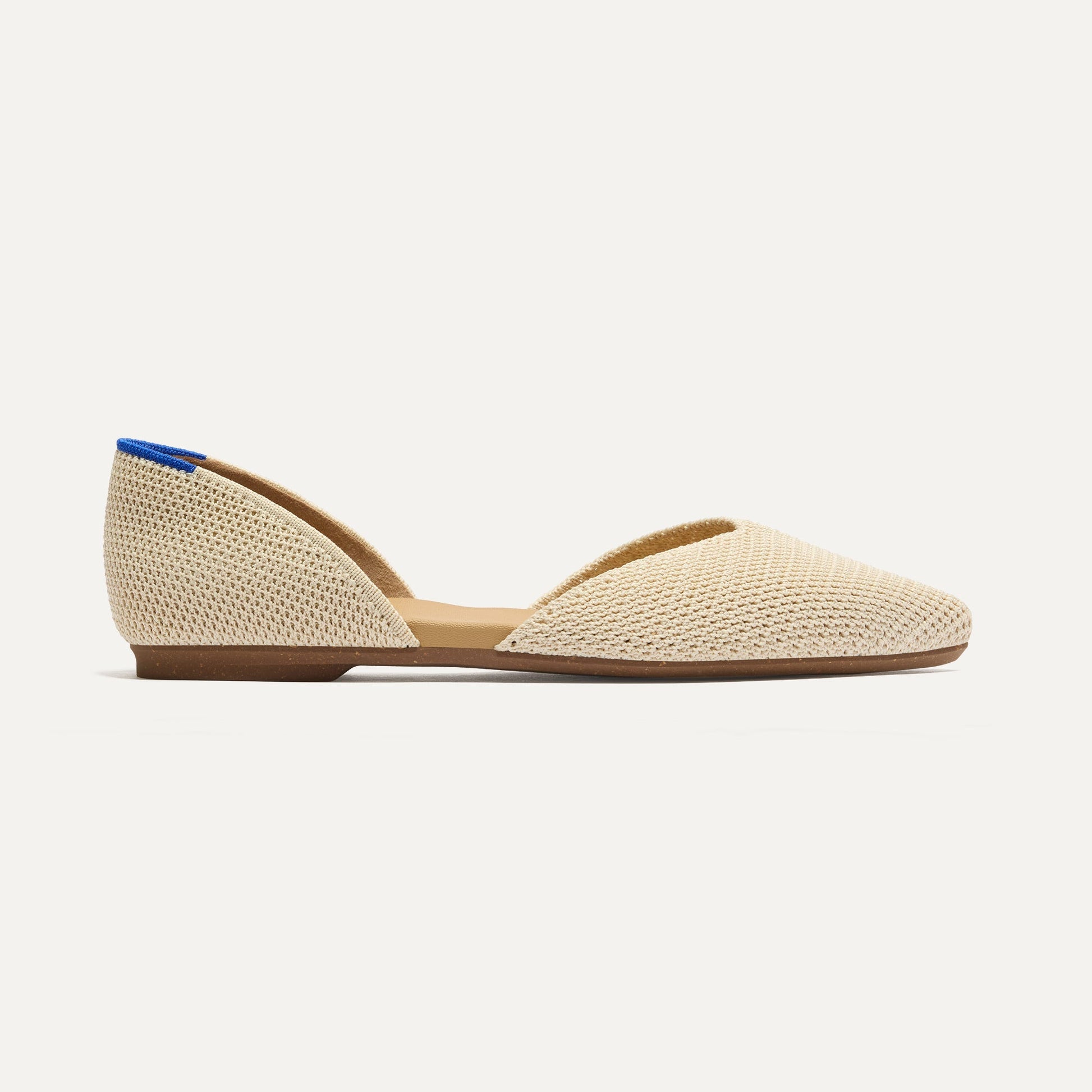 Rothy's The D'Orsay Point in Conch Raffia-Knit
