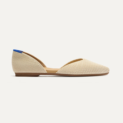 Rothy's The D'Orsay Point in Conch Raffia-Knit