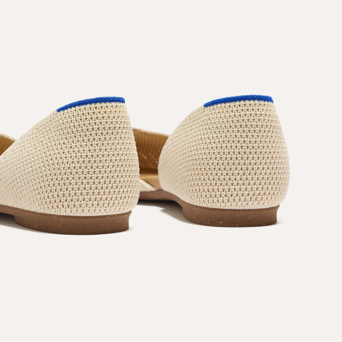 Rothy's The D'Orsay Point in Conch Raffia-Knit