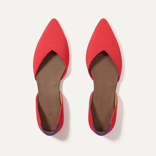 Rothy's The D'Orsay Point in Red Hot