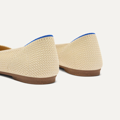 Rothy's The Point II in Marzipan Woven