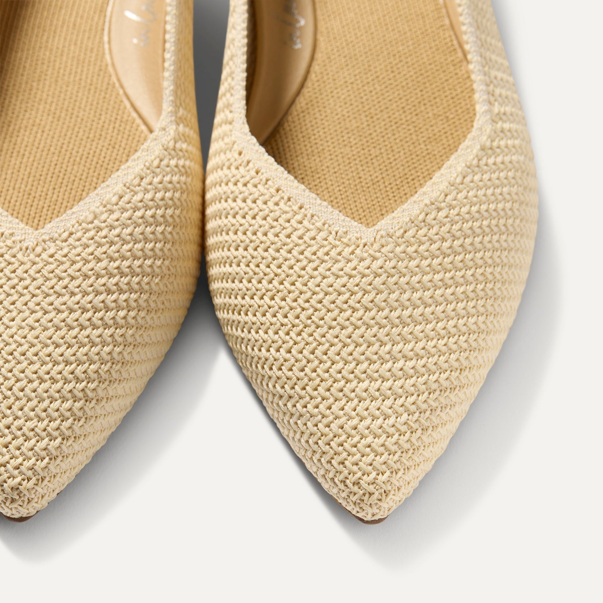 Rothy's The Point II in Marzipan Woven